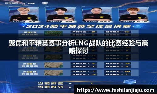 聚焦和平精英赛事分析LNG战队的比赛经验与策略探讨