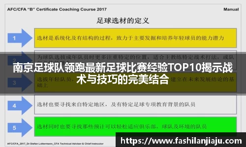 南京足球队领跑最新足球比赛经验TOP10揭示战术与技巧的完美结合