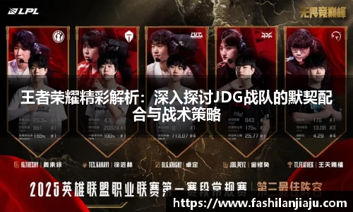 王者荣耀精彩解析：深入探讨JDG战队的默契配合与战术策略