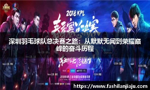 深圳羽毛球队总决赛之路：从默默无闻到荣耀巅峰的奋斗历程